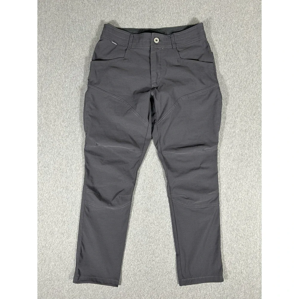 Kuhl Radikl Men's Hiking Pants 30x30 Gray Articulated Stretch Outdoor Gorpcore